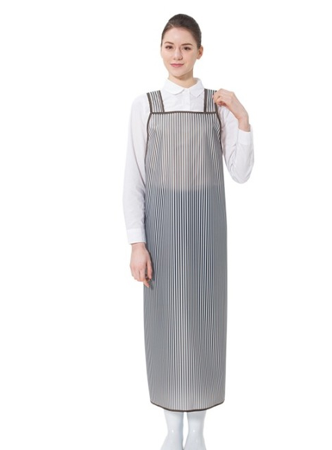 스트라이프 기능성 우레탄 H형 방수 앞치마(대) 3color